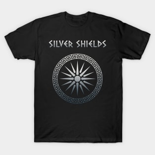 Silver Shields Argyraspides Ancient Greek Phalanx T-Shirt